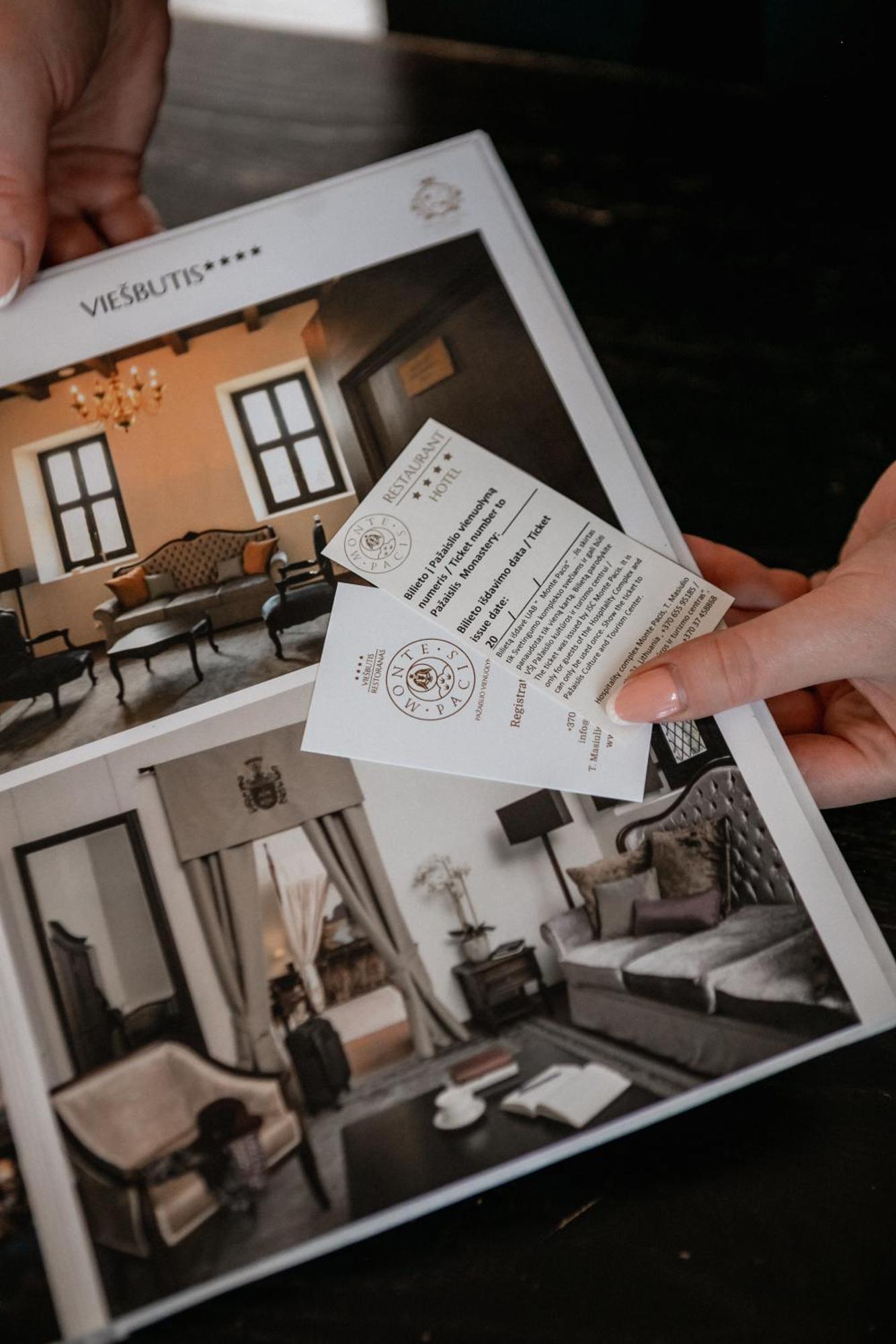 Monte Pacis In Pazaislis Hotell Kaunas Eksteriør bilde